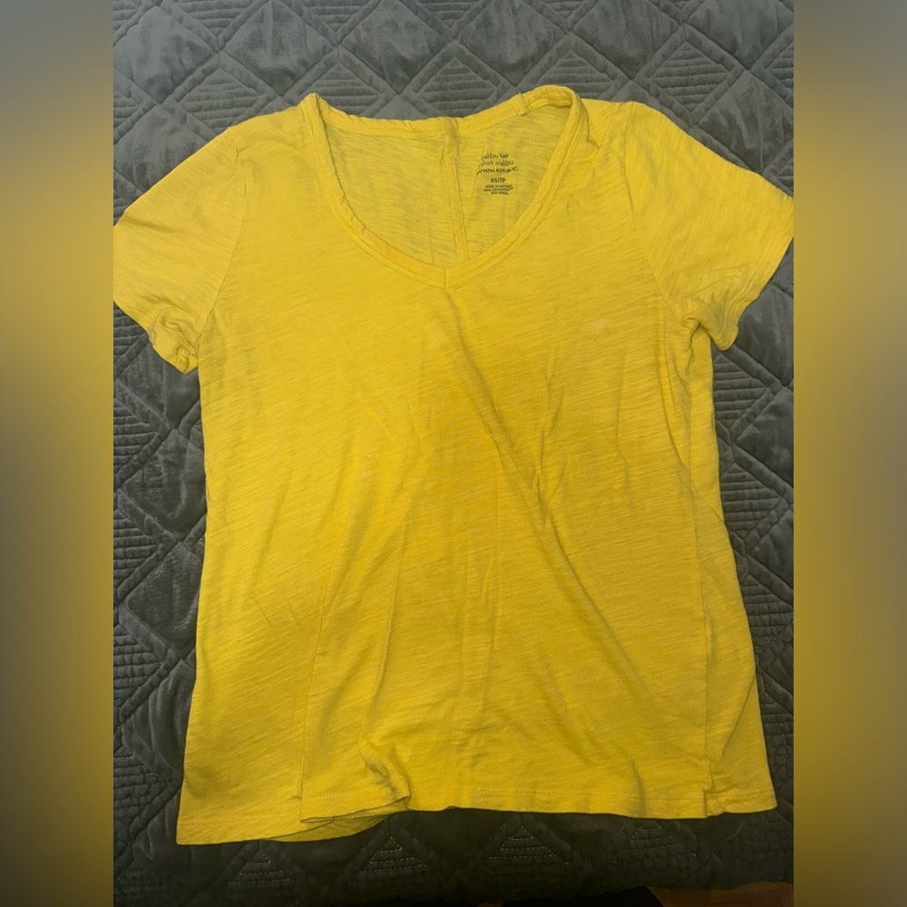 Banana Republic Yellow T-Shirt